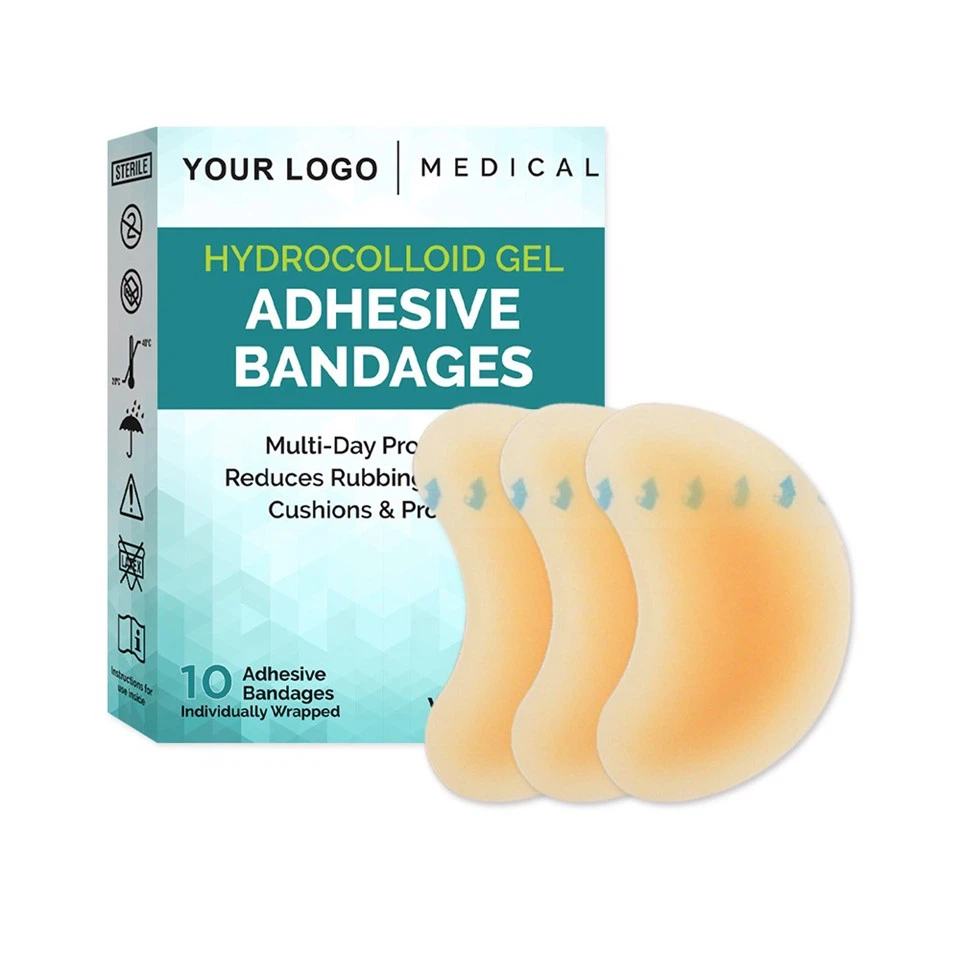 Waterproof Hydrocolloid Pads Guard Gel Cushions Protection Patches For Heel Finger Toe